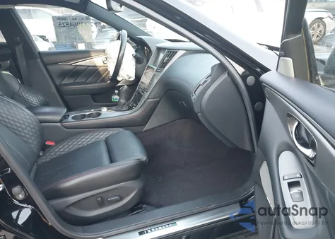 2019 Infiniti Q50 3.0T Red Sport 400 from USA, damaged, VIN JN1FV7AR4KM800400